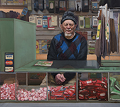 Bodega, Oil on linen, 48" x 54", 2017.